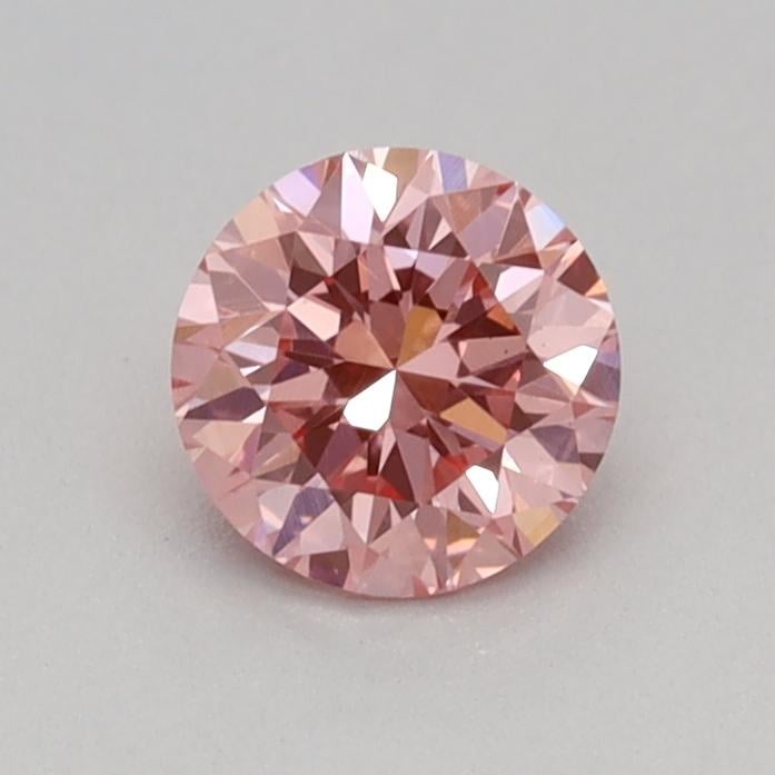 0.31 Ct. Fancy Vivid Pink Round Lab Grown Diamond