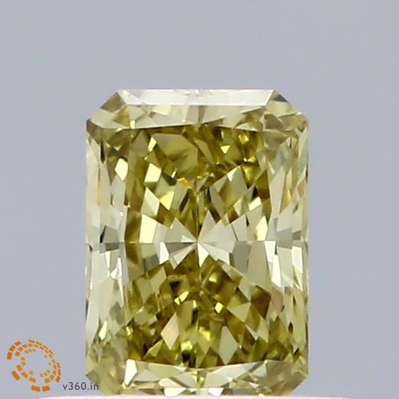 0.43 Ct. Fancy Intense Yellow Radiant Lab Grown Diamond