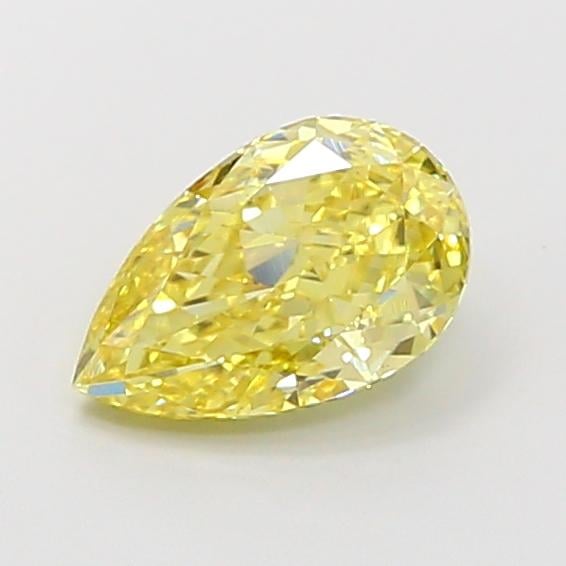 1.72 Ct. Fancy Intense Yellow Pear Lab Grown Diamond