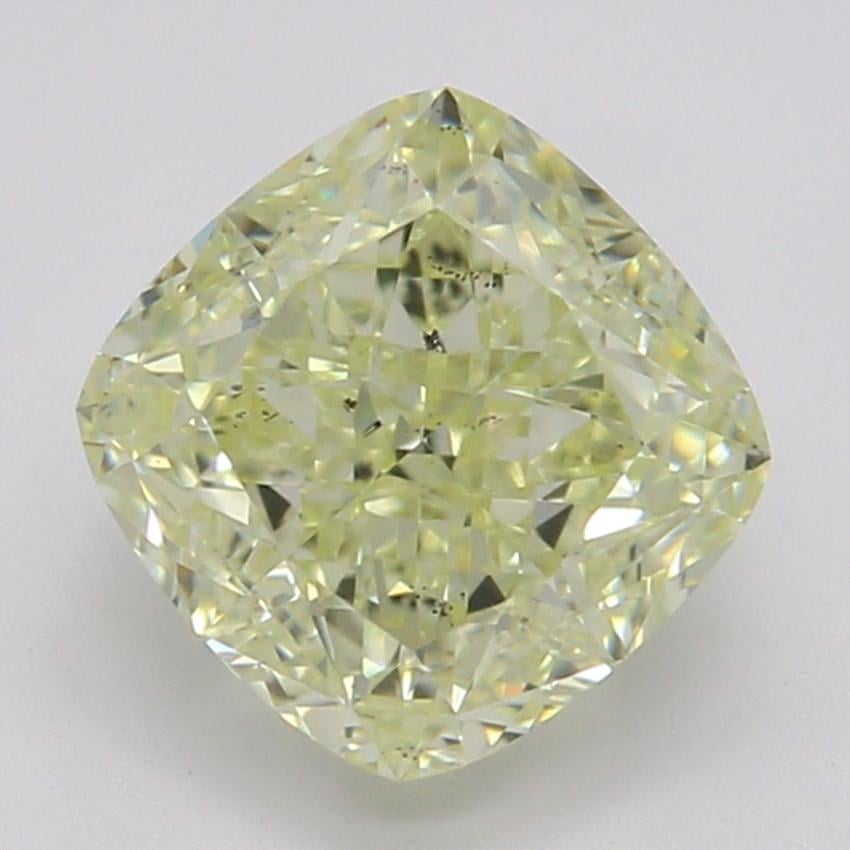 1.05 Ct. Fancy Light Yellow Cushion Diamond