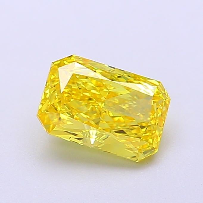 1.16 Ct. Fancy Vivid  Yellow Radiant Lab Grown Diamond