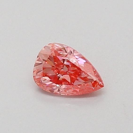 0.32 Ct. Fancy Vivid Pink Pear Lab Grown Diamond