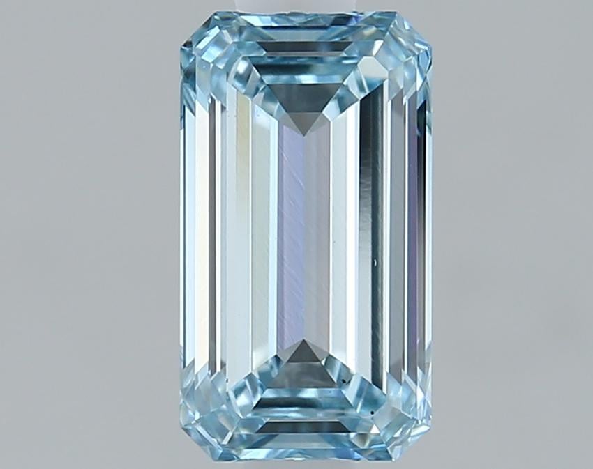 1.03 Ct. Fancy Intense Blue Emerald Lab Grown Diamond