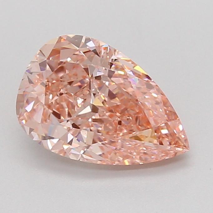 2.07 Ct. Fancy Vivid Pink Pear Lab Grown Diamond