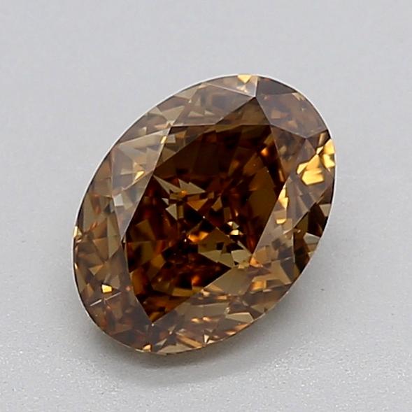 1.52 Ct. Fancy  Brown Oval Lab Grown Diamond