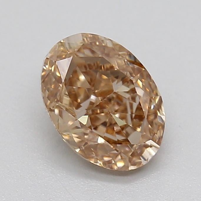 1.03 Ct. Fancy Light  Brown Oval Lab Grown Diamond