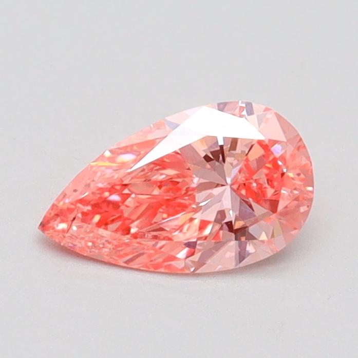 0.50 Ct. Fancy Vivid Pink Pear Lab Grown Diamond