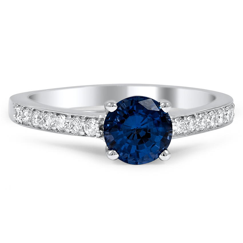 Modern Sapphire Vintage Ring | Ellyn | Brilliant Earth