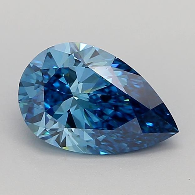 1.50 Ct. Fancy Vivid Blue Pear Lab Grown Diamond