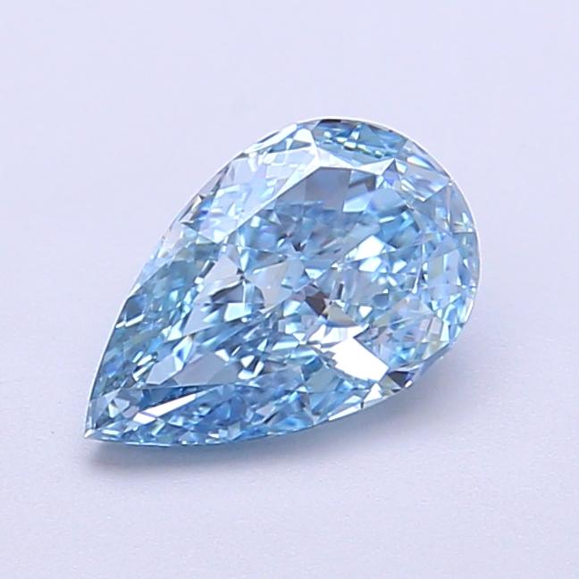 1.02 Ct. Fancy Vivid Blue Pear Lab Grown Diamond