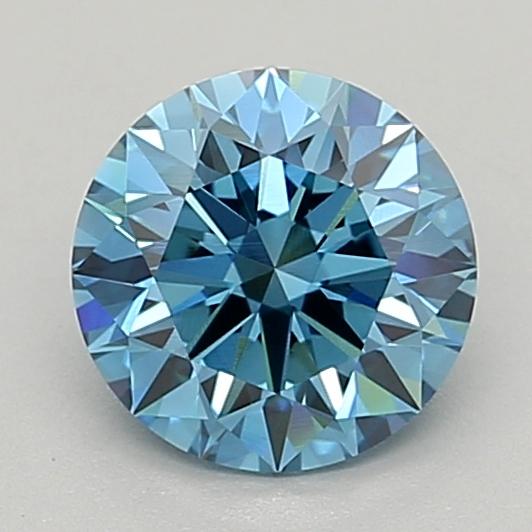 1.65 Ct. Fancy Vivid  Blue Round Lab Grown Diamond