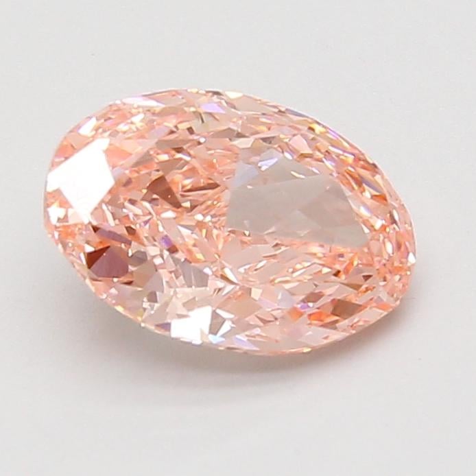 2.07 Ct. Fancy Vivid Pink Oval Lab Grown Diamond