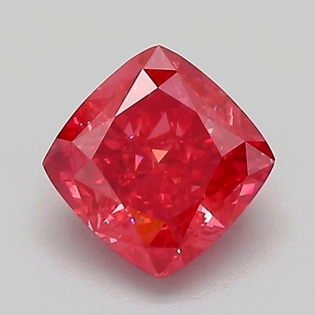 1.06 Ct. Fancy Vivid Pink Cushion Lab Grown Diamond