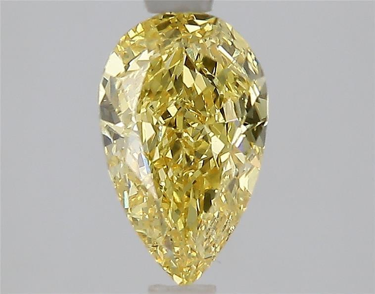 1.52 Ct. Fancy Intense  Yellow Pear Lab Grown Diamond