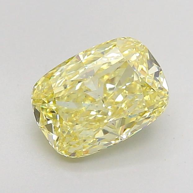 2.02 Ct. Fancy None Yellow Cushion Lab Grown Diamond