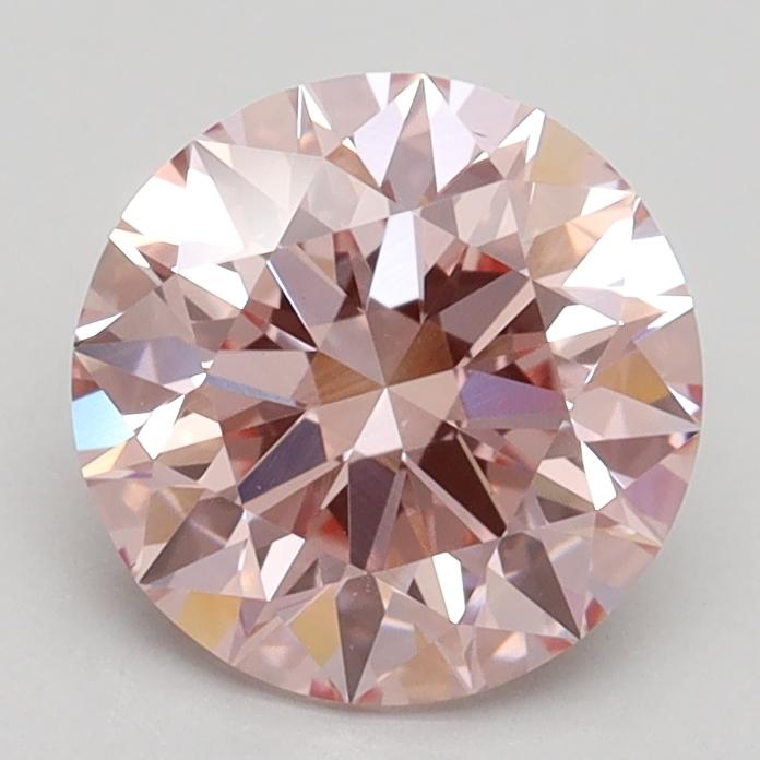 1.80 Ct. Fancy Intense Pink Round Lab Grown Diamond