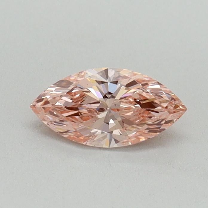 0.31 Ct. Fancy Vivid Pink Marquise Lab Grown Diamond