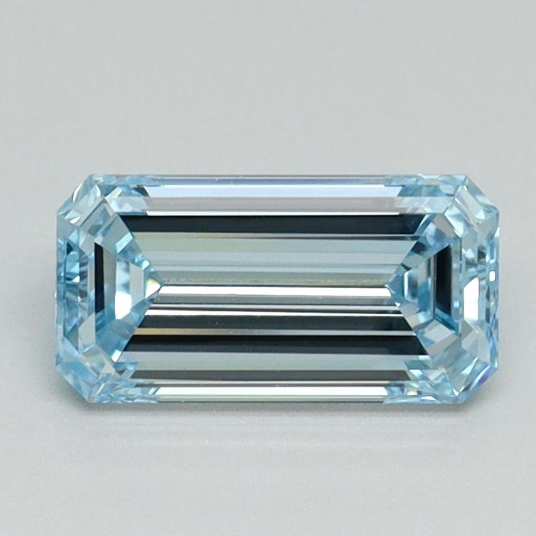 1.03 Ct. Fancy Vivid Blue Emerald Lab Grown Diamond