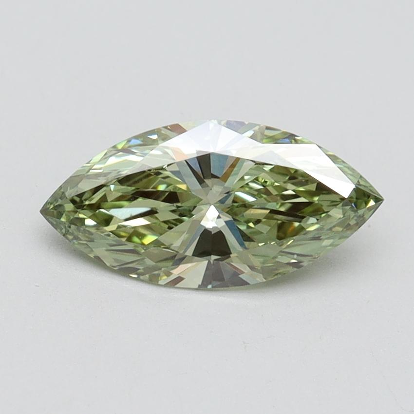 1.00 Ct. Fancy Intense Green Marquise Lab Grown Diamond