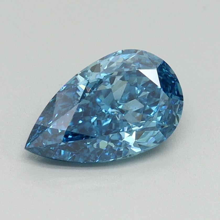 1.00 Ct. Fancy Vivid Blue Pear Lab Grown Diamond