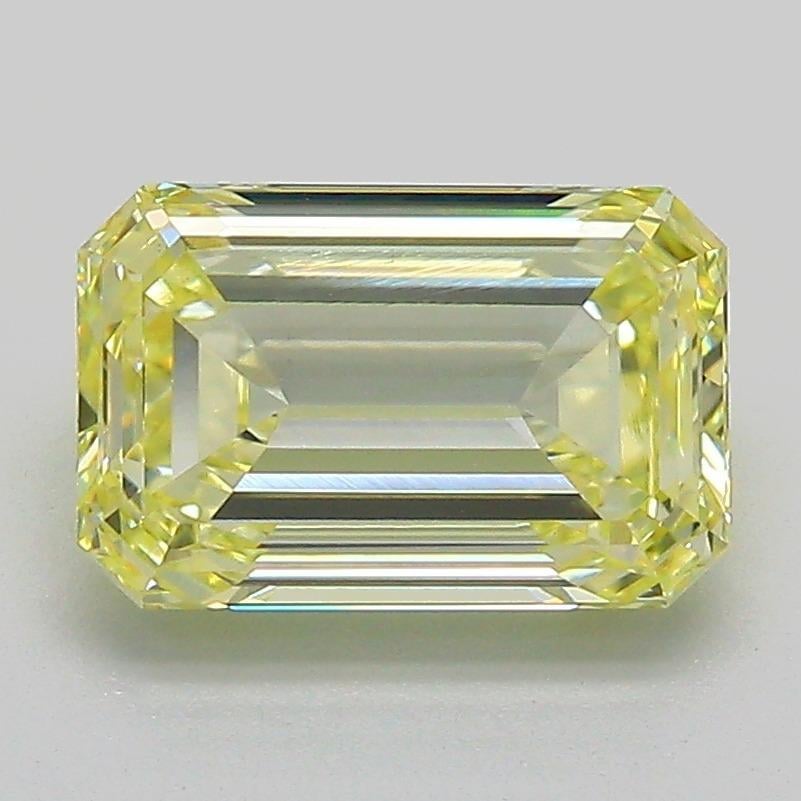 2.16 Ct. Fancy Light  Yellow Emerald Lab Grown Diamond