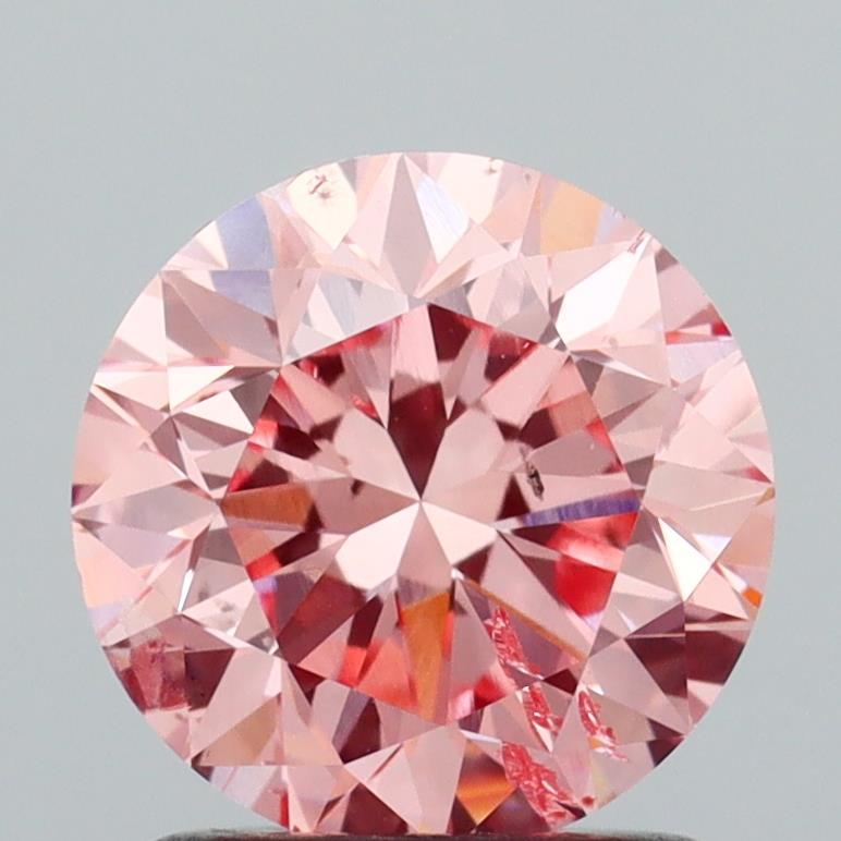 1.50 Ct. Fancy Vivid  Pink Round Lab Grown Diamond