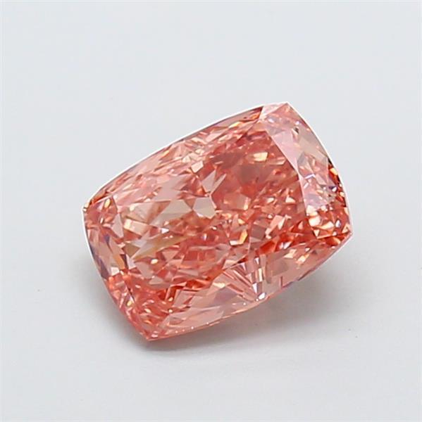 1.69 Ct. Fancy Intense Pink Cushion Lab Grown Diamond