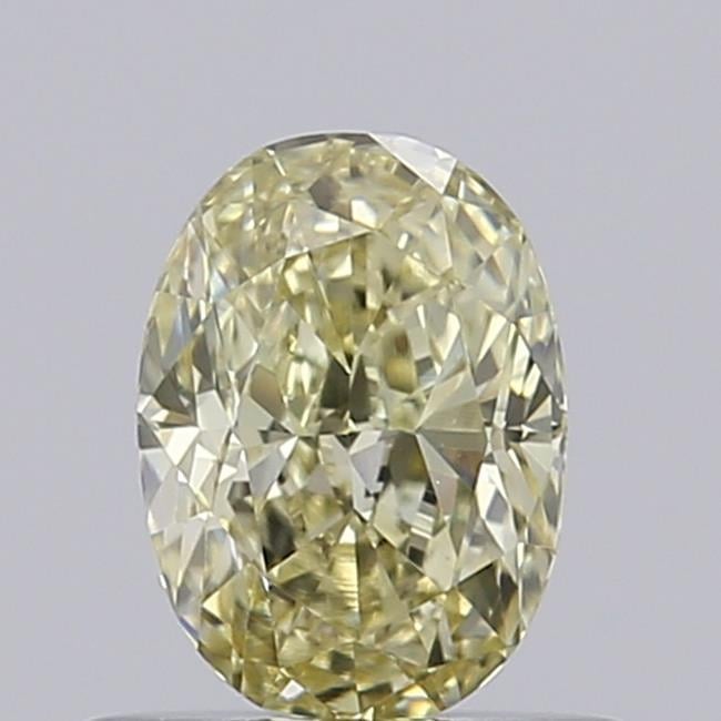 0.53 Ct. Fancy Yellow Oval Lab Grown Diamond
