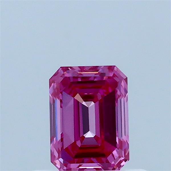 0.55 Ct. Fancy Vivid Pink Emerald Lab Grown Diamond