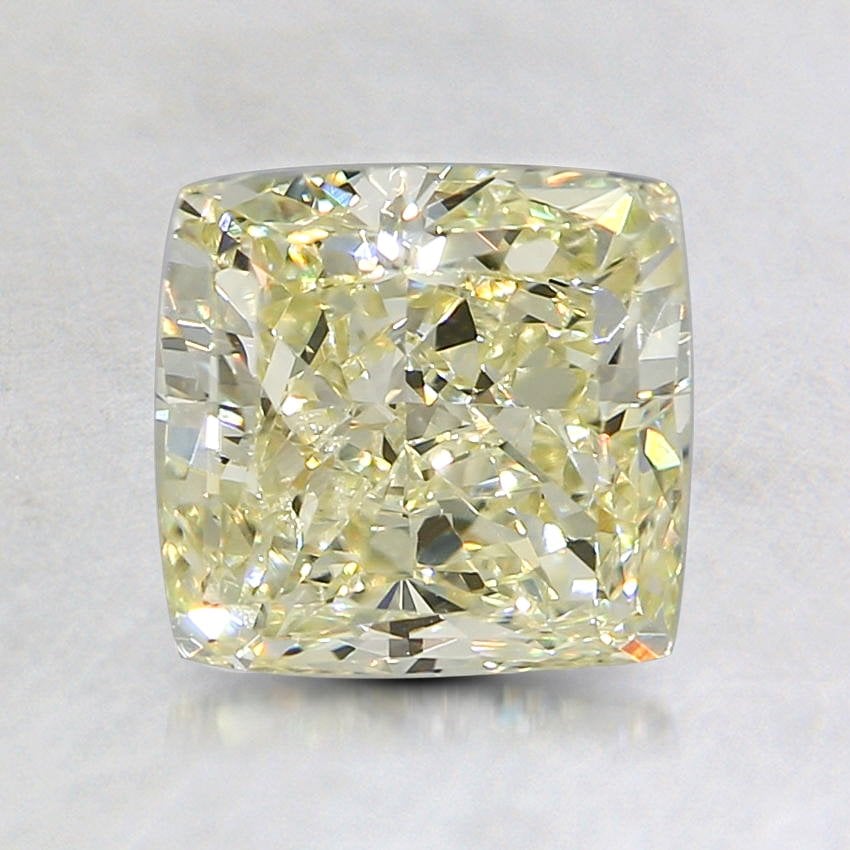 1.54 Ct. Natural Fancy Light Yellow Princess Diamond