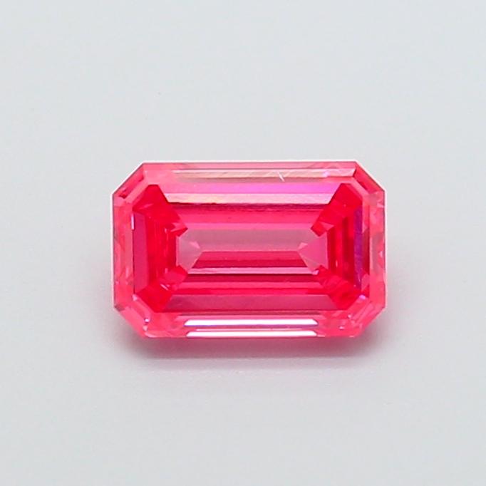 1.74 Ct. Fancy Vivid Pink Emerald Lab Grown Diamond