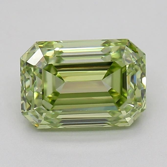 0.80 Ct. Fancy Vivid  Green Emerald Lab Grown Diamond