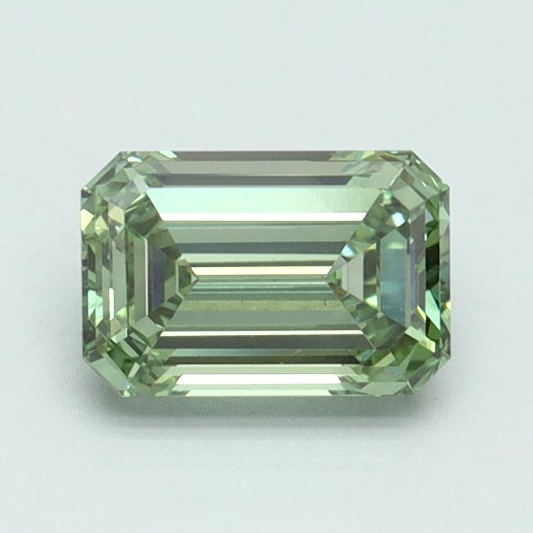 1.06 Ct. Fancy Vivid Green Emerald Lab Grown Diamond