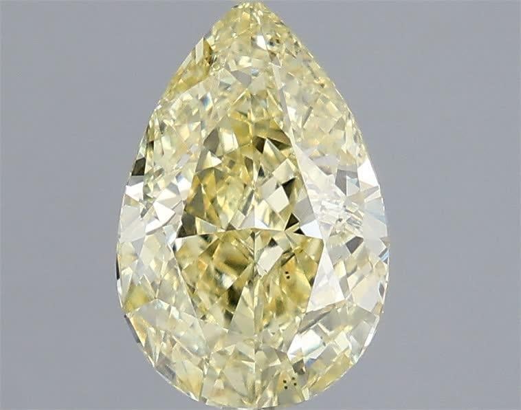 1.58 Ct. Fancy Intense Yellow Pear Lab Grown Diamond