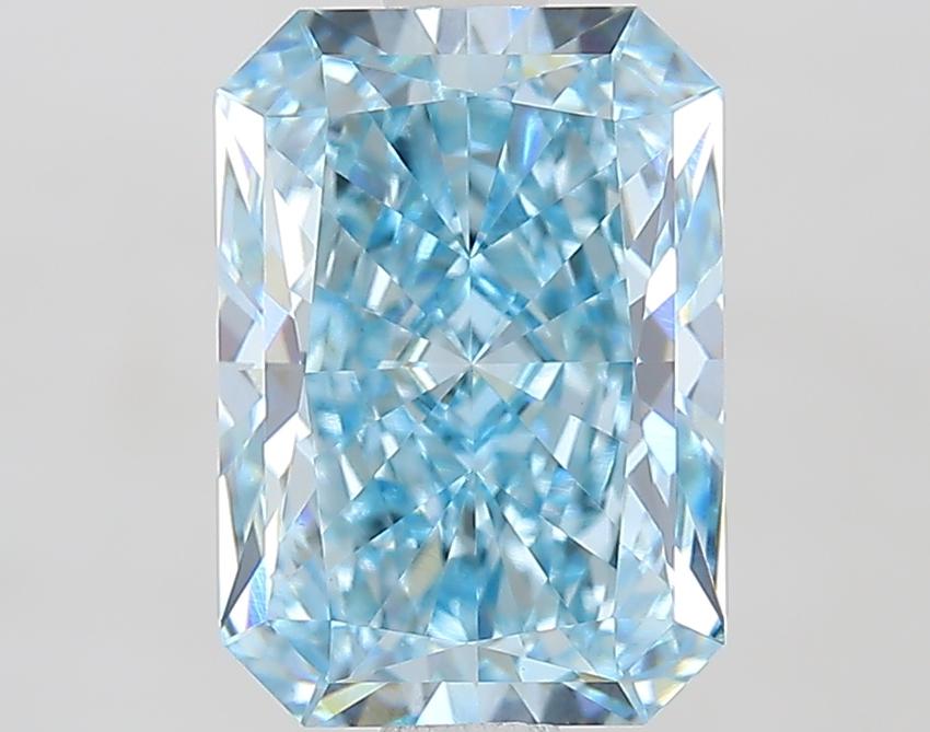2.05 Ct. Fancy Intense Blue Radiant Lab Grown Diamond