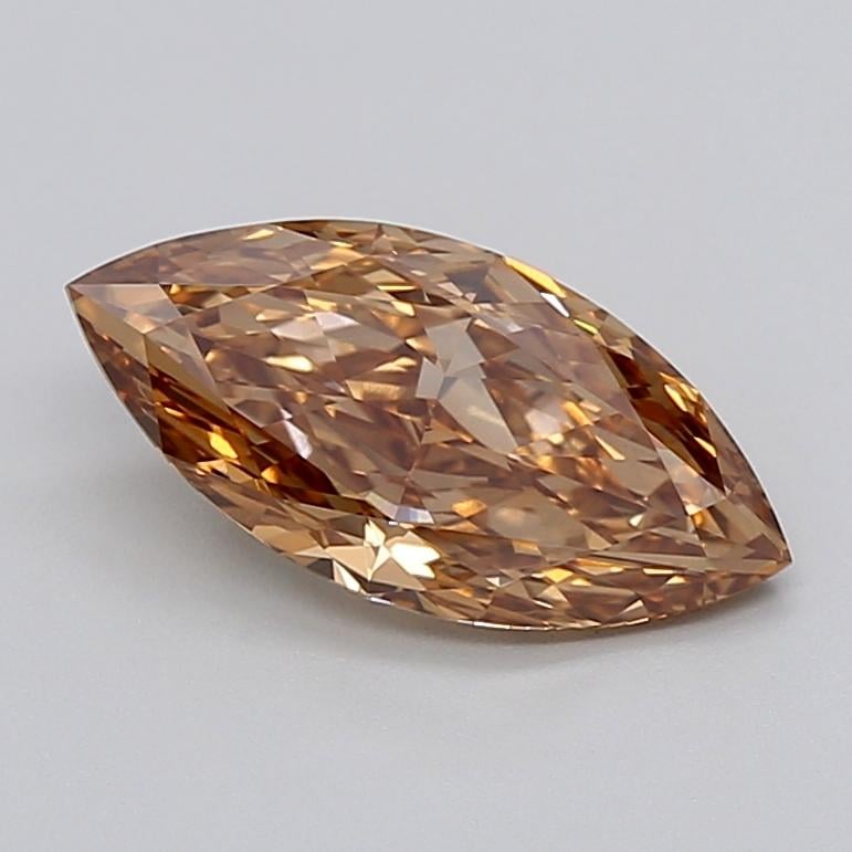 2.04 Ct. Light  Brown Marquise Lab Grown Diamond