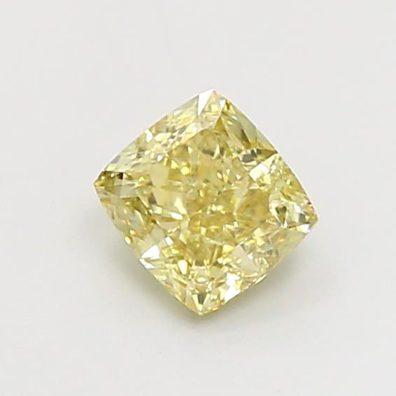 1.07 Ct. Fancy Intense Yellow Cushion Lab Grown Diamond