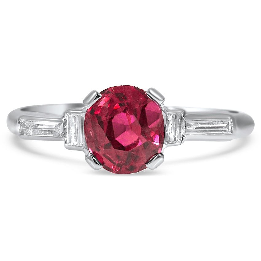 Art Deco Ruby Vintage Ring