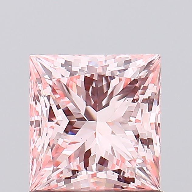 1.00 Ct. Fancy Intense Pink Princess Lab Grown Diamond
