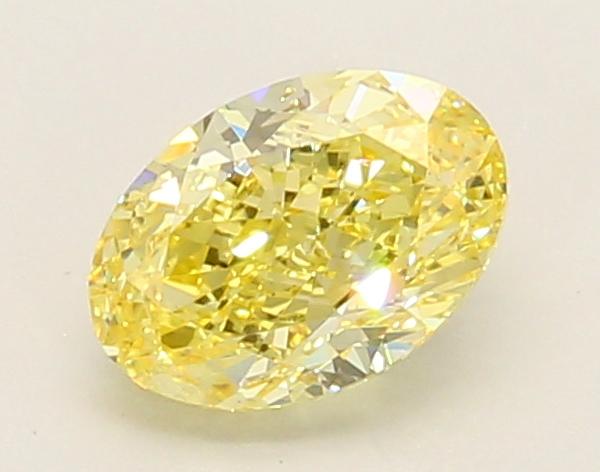 0.96 Ct. Fancy Vivid Pink Oval Lab Grown Diamond