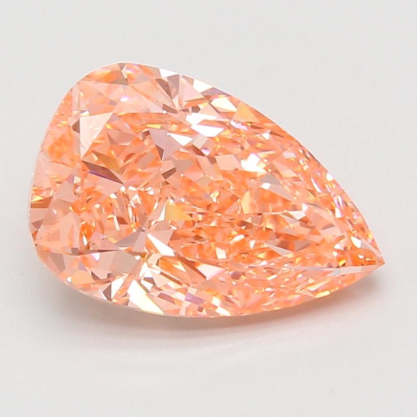 5.06 Ct. Fancy Vivid Pink Pear Lab Grown Diamond