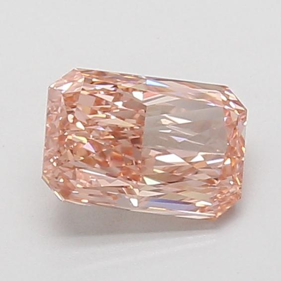 1.01 Ct. Fancy Intense Brownish Pink Radiant Lab Grown Diamond