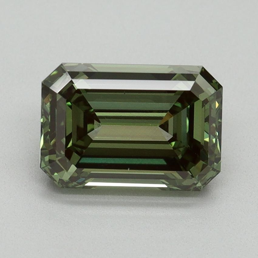 2.04 Ct. Fancy Vivid Green Emerald Lab Grown Diamond