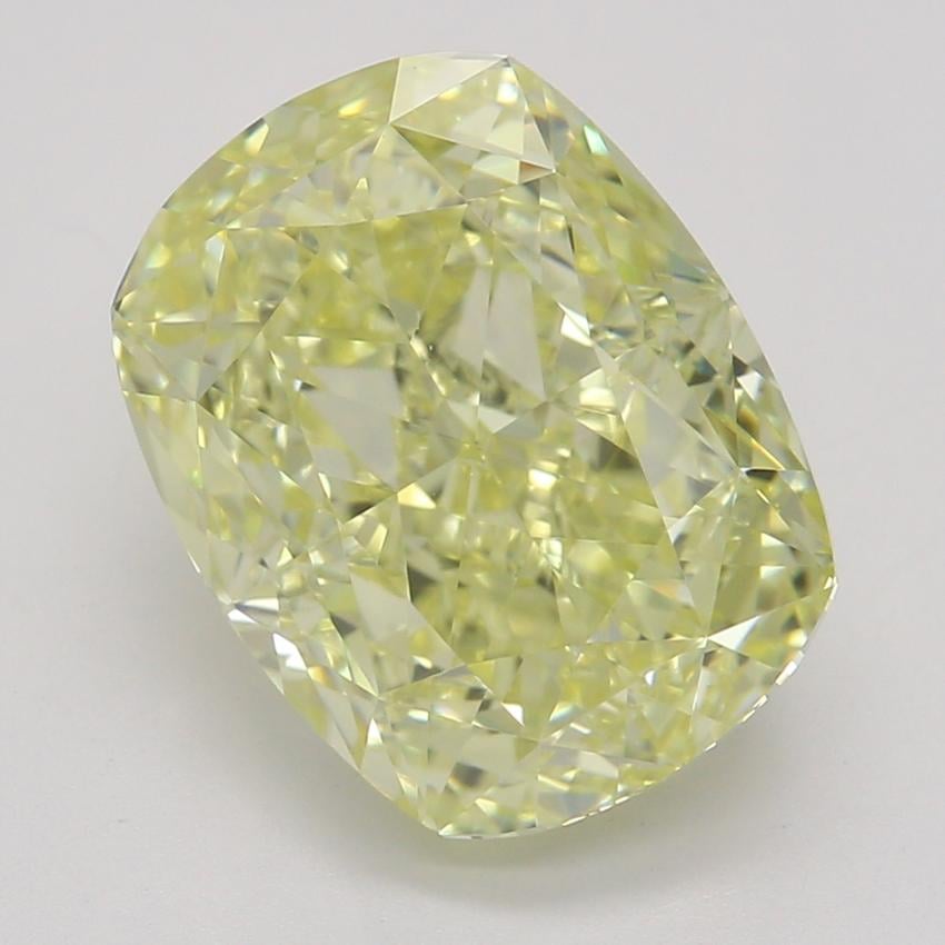 3.14 Ct. Fancy Yellow Cushion Diamond