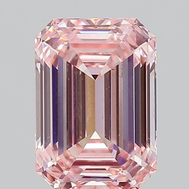 3.90 Ct. Fancy Pink Emerald Lab Grown Diamond