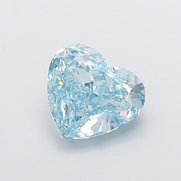 1.91 Ct. Fancy Vivid  Blue Heart Lab Grown Diamond