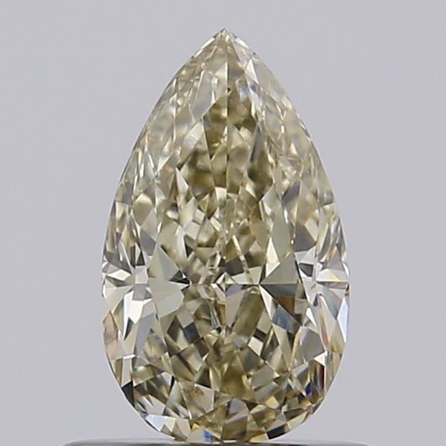 0.60 Ct. Light Yellow Pear Lab Grown Diamond