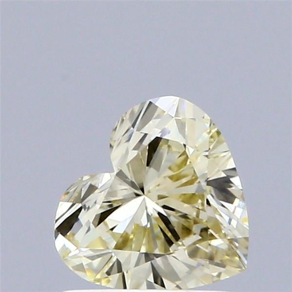 1.02 Ct. Fancy Light Yellow Heart Lab Grown Diamond