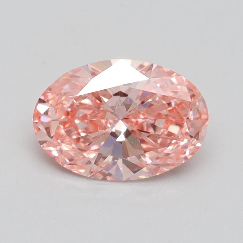 1.20 Ct. Fancy Vivid Pink Oval Lab Grown Diamond