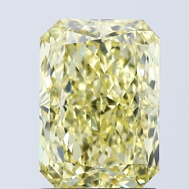 2.03 Ct. Fancy Vivid Yellow Radiant Lab Grown Diamond